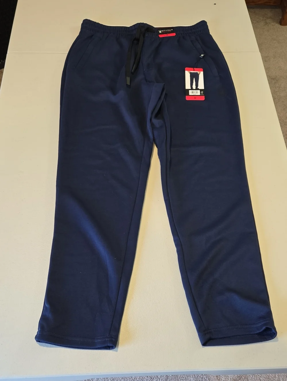 SPYDER ACTIVE Men's Navy Pull-On Jogger Pants Size Med